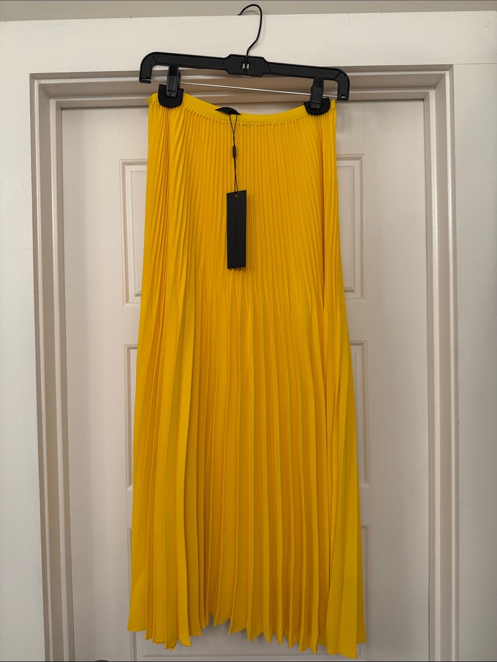 Jenni kayne Pleated Midi Skirt in 🍋